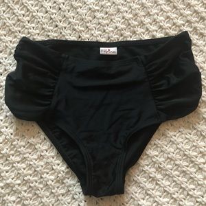 LIKE NEW POPINA HIGH WAIST SWIM BOTTOMS